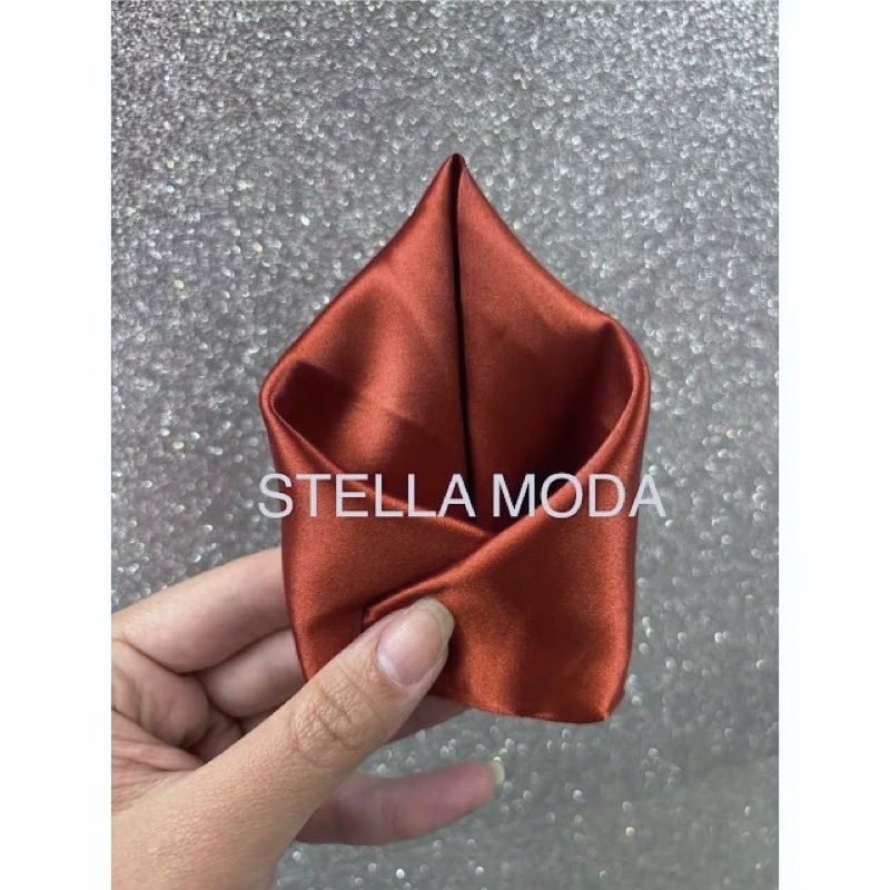 Lenço de bolso Terracota - uniformes/padrinho/casamento/igreja/noivo Lenço de bolso Terracota - uniformes/padrinho/casamento/igreja/noivo