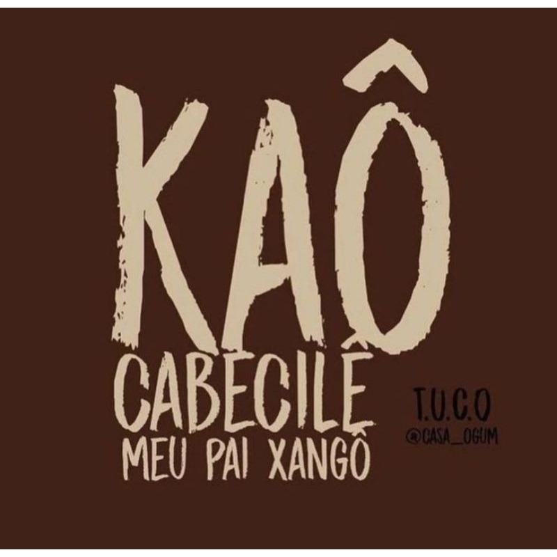 QUADRO DECORATIVO PLACA MDF-KAÔ CABECILÊ MEU PAI XANGÔ