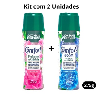 Kit 2 Comfort Boom em Cristais 1 Euforia Floral + 1 Explosão de Frescor 275g em Oferta na Shopee