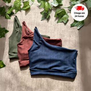 Top Fitness Ombro Suplex Forro Duplo em Oferta na Shopee