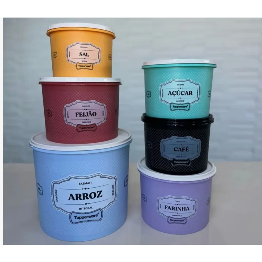 Tupperware caixa de mantimento linha Essences - lançamento - lembra a linha bistro