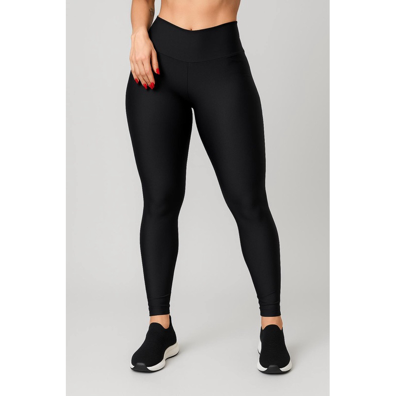 Calça Legging Feminina Antimarcas – Ideal para Academia, Crossfit, Não Transparente e Confortável!