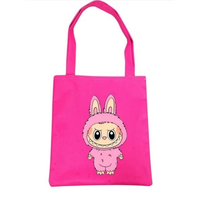 Bolsa Ecobag Rosa pink personagens Nylon em Oferta na Shopee