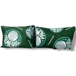 Kit 2 Fronhas Estampa Futebol – Modelo Torcedor – Estampas Inspiradas em Grandes Clubes – 70x50cm em Oferta na Shopee