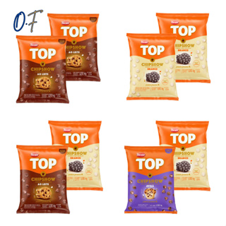 Kit C/2 Gotas Forneáveis de Chocolate Ao Leite e Branco TOP Harald Chipshow - 1,010kg em Oferta na Shopee