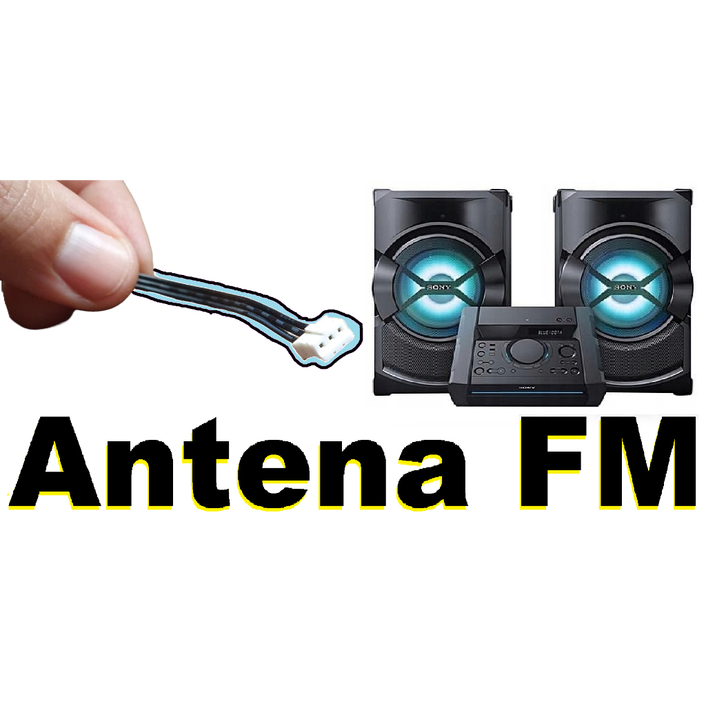 Antena Am & Fm Para Mini System Sony Shake X3d (artesanal) (Usado)