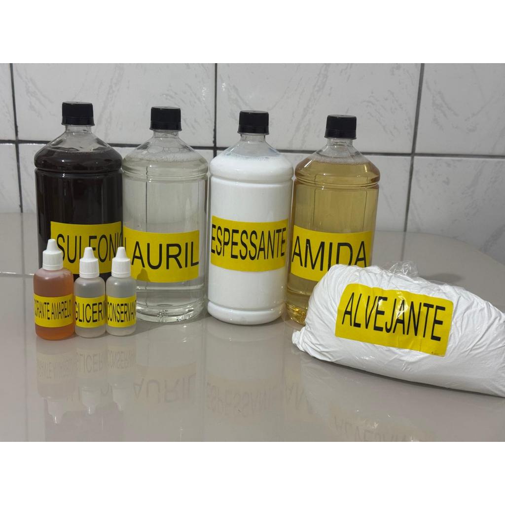 KIT DETERGENTE DE COCO FAZ 100 LITROS em Oferta na Shopee