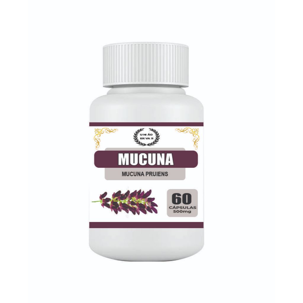 MUCUNA 60 CAPS 500mg em Oferta na Shopee