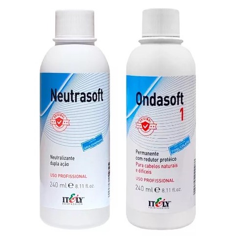 Kit Líquido Permanente N°1 E Neutralizante Ondasoft Itely em Oferta na Shopee
