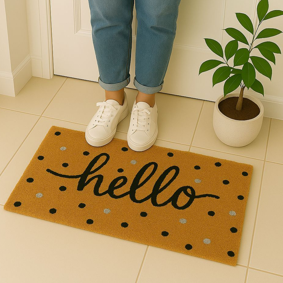Tapete Capacho Porta Entrada Antiderrapante Casa Escritório  60x33 Linha Premium