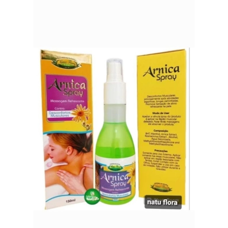 Arnica spray massageador gel 150 ml em Oferta na Shopee