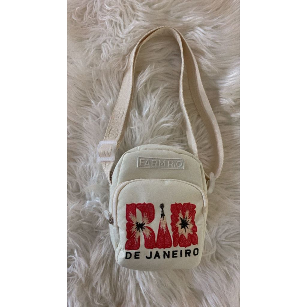Bolsa Feminina Alça Transversal Regulável Bordada Mini Bag 02 em Oferta na Shopee