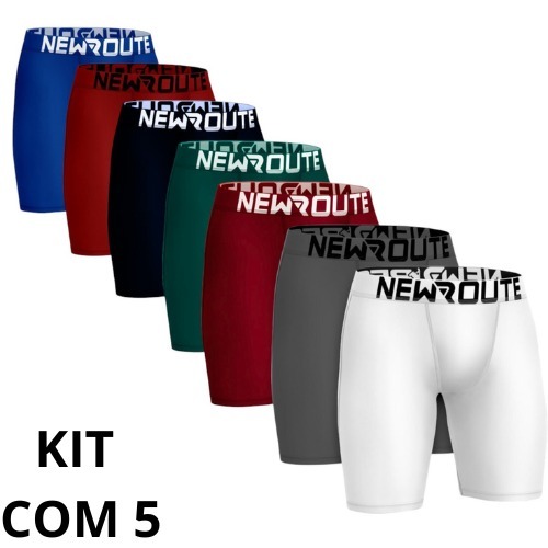 Kit  Cuecas Ciclista Cueca Masculina Microfibra Modelo Longo