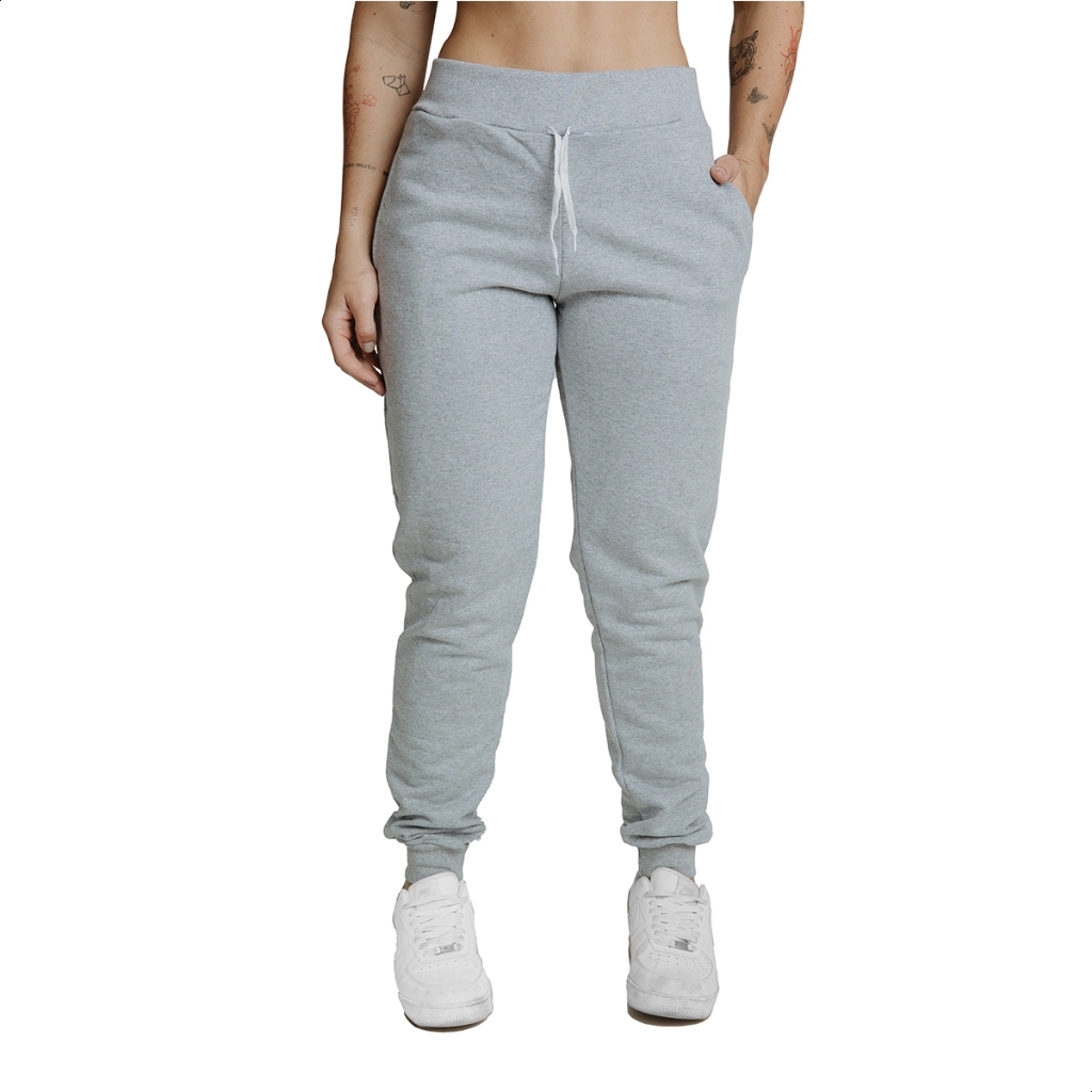 Calça Moletom Feminina Adulto Infantil Slin Algodão Confortável Treino Academia Passeio Básico  Premium em Oferta na Shopee