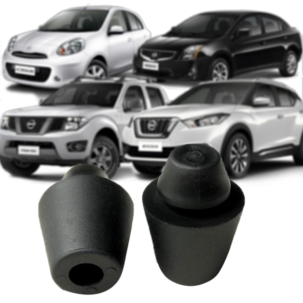 Par Batente Capô/ Porta Nissan Sentra Versa Tiida Frontier Kicks March Xtrail