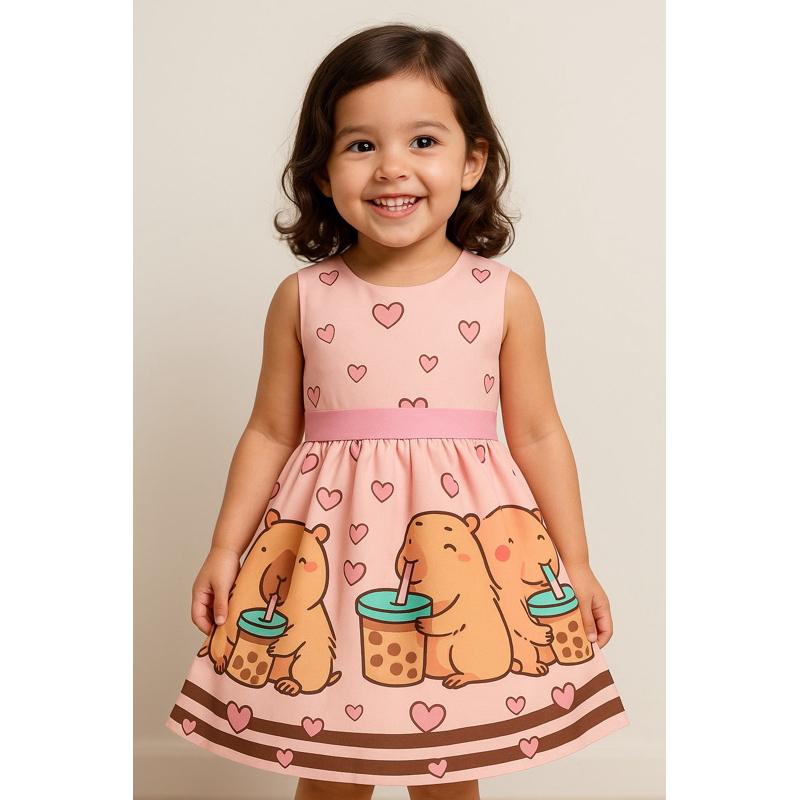 Vestido Capivara mod 1