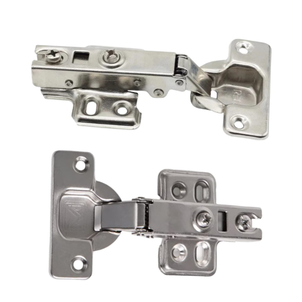 Kit 10 Dobradiças Para Armário com Amortecedor Fecho Suave - Reta ou Curva - 35mm em Oferta na Shopee