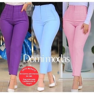 Domi Modas Calça ZR cores novas Alfaiataria Maravilhosa Tendencia 020 — imagem 1