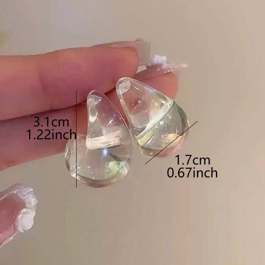 Brinco Transparente Gota: Onde Comprar | BuscaProdutos