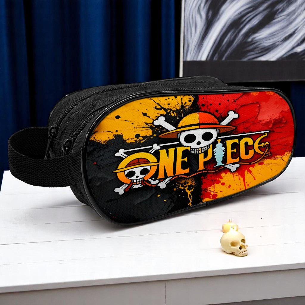 Estojo e Mochila Infantil Creche Passeio Pequena Versátil 10 Litros Pratica Estampa One Piece em Oferta na Shopee