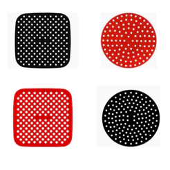 Kit 2 Tapete para Air Fryer - Formato a Escolher cores Sortidas