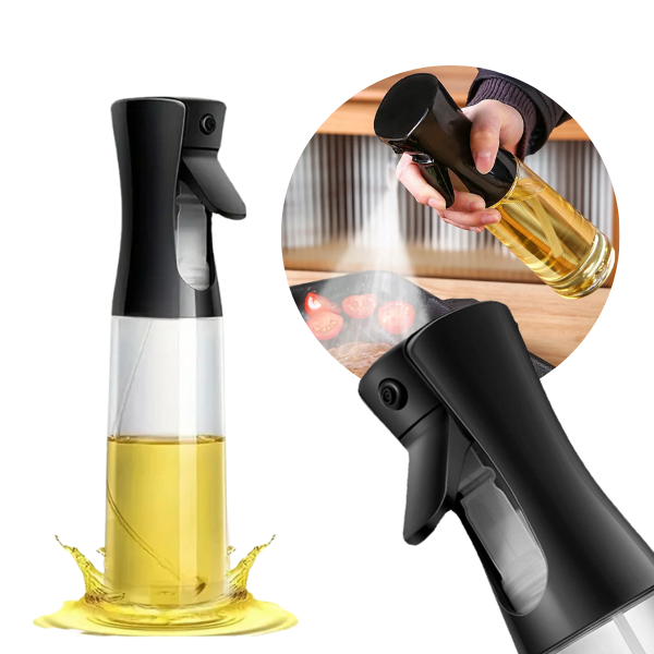 Kit 2 Spray Borrifador de Azeite Galheteiro 300mL Pulverizador Culinário Pulverizador Vinagre Galheteiro