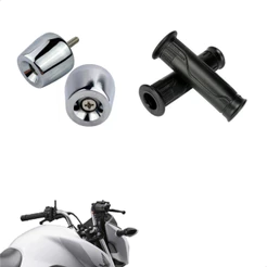 Kit Manopla Cargo e Peso de Guidão Para Pcx Cg Fan Titan 125 150 160