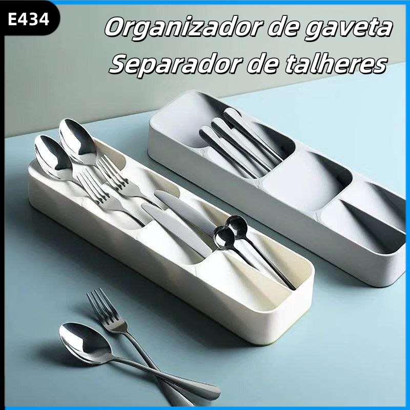 Separado Organizador De Gaveta Talheres Separação Garfo Faca Colher e separado de faca