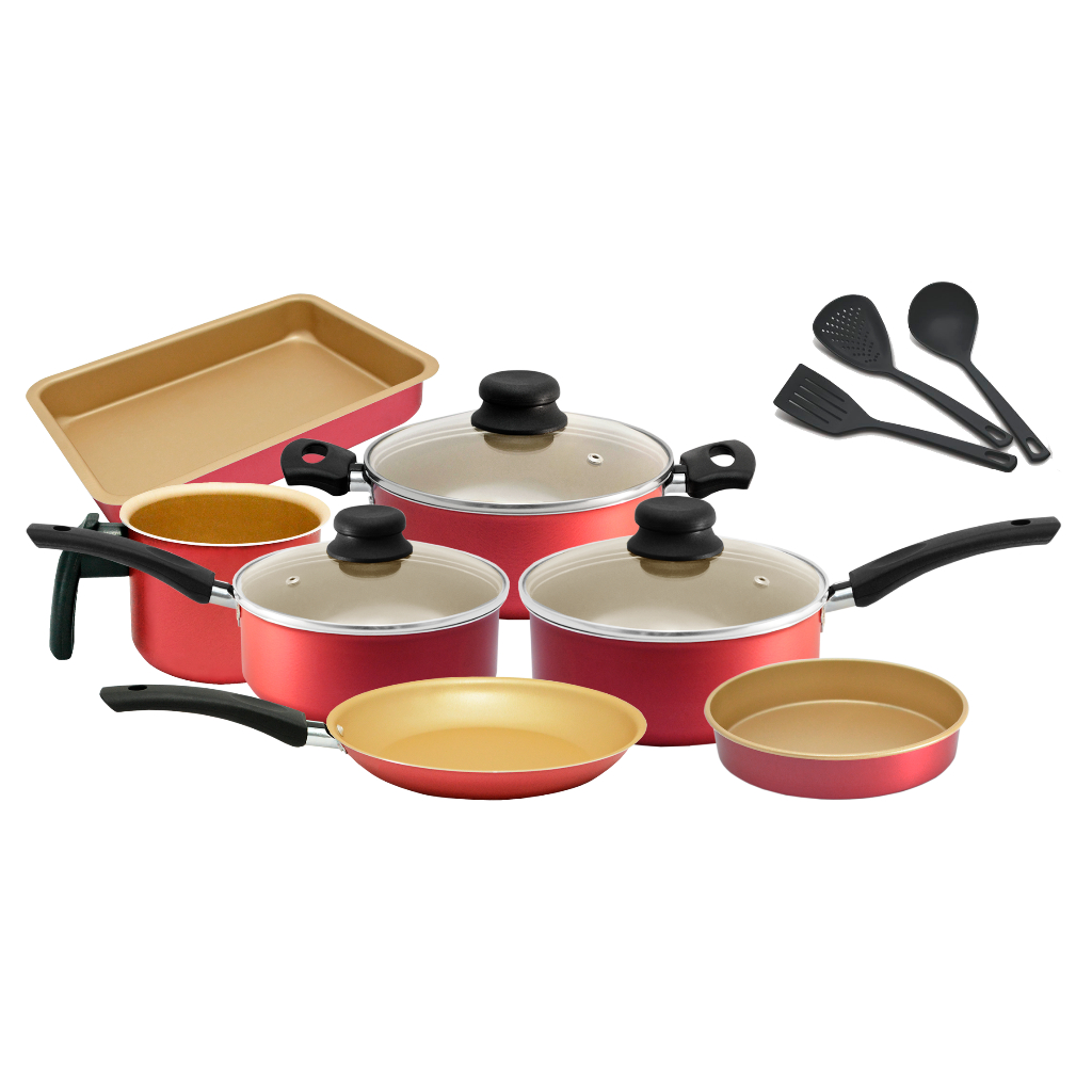 Conjunto De Panelas Teflon Antiaderente 10 Peças