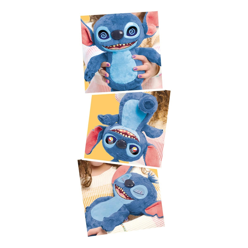 Detalhes do Pelúcia Interativa Stitch com Olhos Emotivos Disney - Sunny 4578