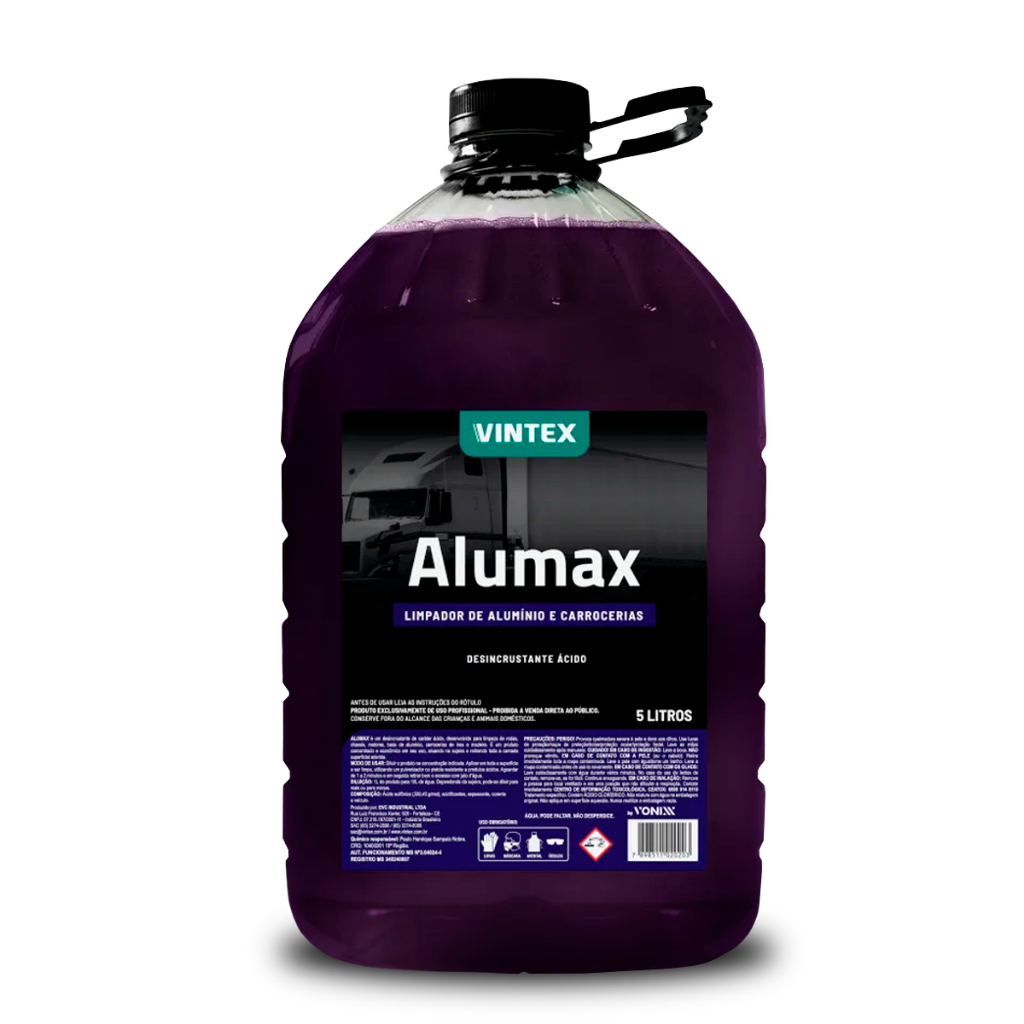 Alumax 5 litros Vonixx Limpeza De Rodas Chassis Motores Carroceria Vintex em Oferta na Shopee