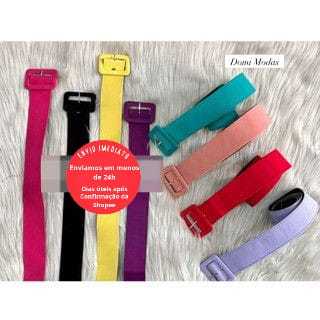 Domi Modas Cinto Forrado 04 em Oferta na Shopee