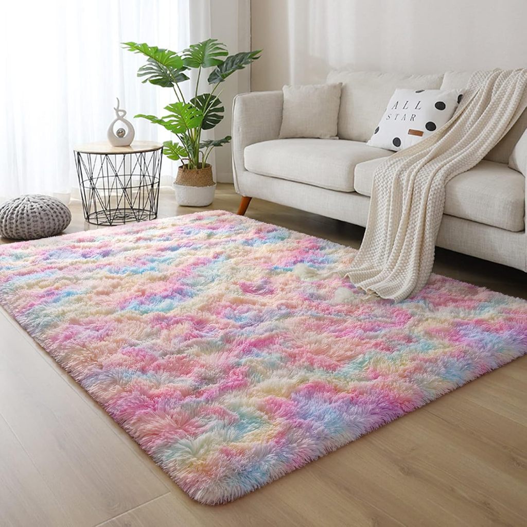 Tapete Peludo Para Quarto De Menina 2,00x1,50M