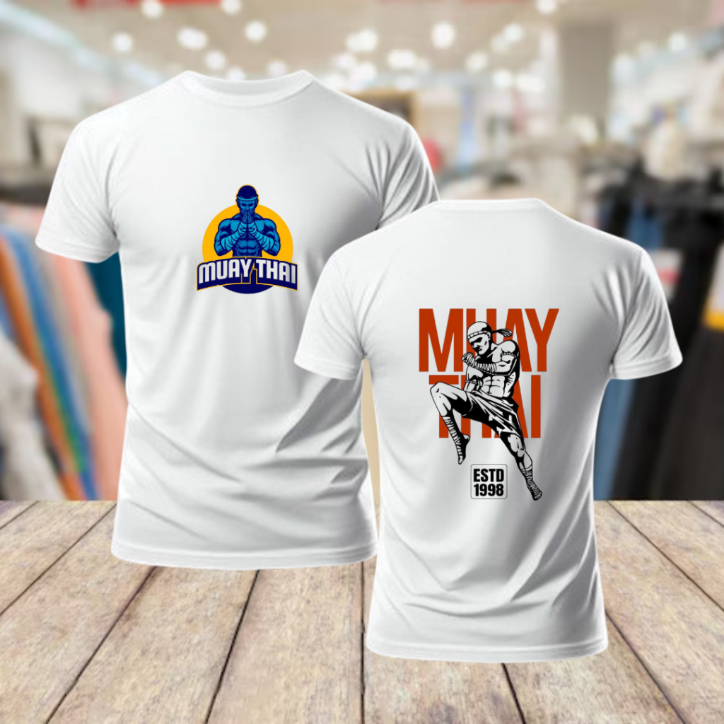 Camisa Camiseta Blusa Streetwear Masculina Feminina Algodao Muay Thai Luta Academia Treino Crossfit
