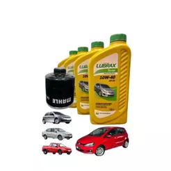 Kit 4l De Óleo 10w40 + Filtro Gol Fox Voyage Saveiro Polo