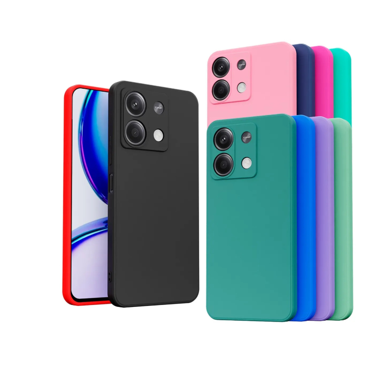 Capa Capinha Compatível Motorola Moto G75 Silicone Aveludada+PELICULA 3D