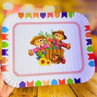 5 BANDEJA FESTA JUNINA G 28x33 CM ARRAIA FESTA JUNINA 2025 em Oferta na Shopee