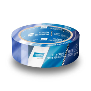 Fita Crepe Larga Auto Reparo 48x40 Azul - Norton em Oferta na Shopee