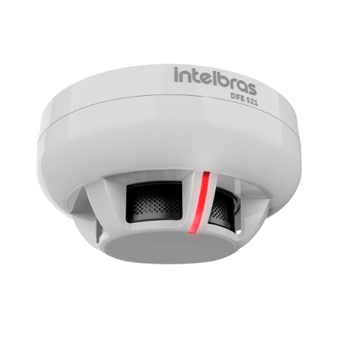 Detector Endereçável De Fumaça Com Led Dfe 521 Intelbras