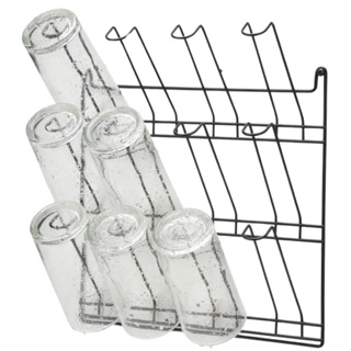 Porta Copos De Parede 12 Copos Bar Lanchonete Restaurante Preto Black Arthi em Oferta na Shopee