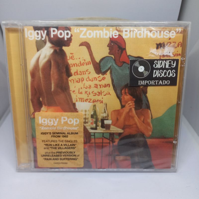 CD IGGY POP - "ZOMBIE BIRDHOUSE" (IMPORTADO E LACRADO)