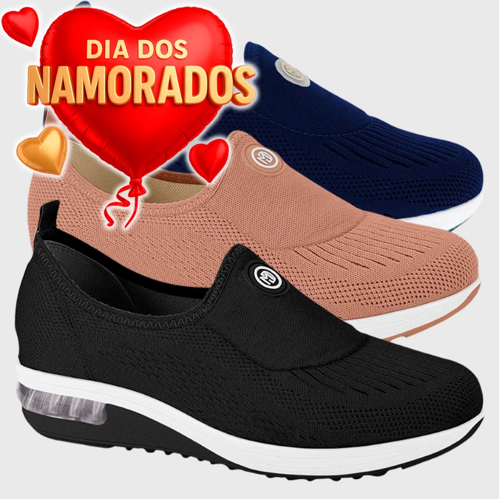 Tênis Modare Ortopédico Feminino UltraConforto Confortável Amortecedor Gel Tech Palmilha S...