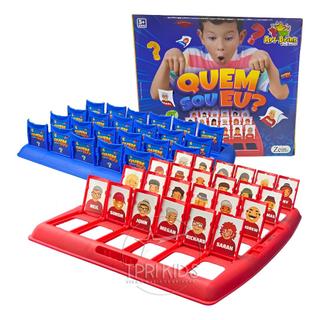 Quem Sou Eu Jogo Original Brinquedo Infantil Tabuleiro Educativo Adivinhe Personagem Raciocínio 6+