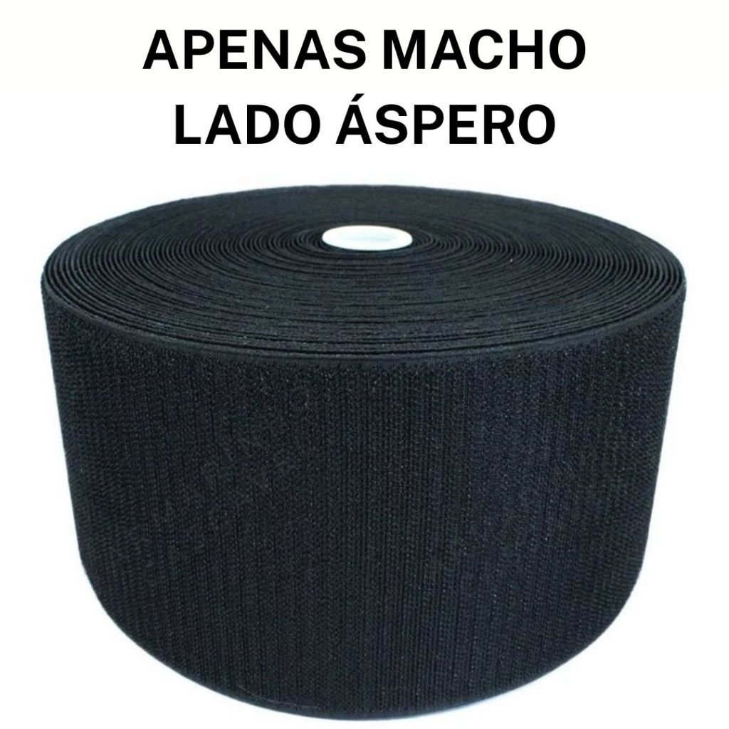 Velcro 100mm (Preto ou Branco) Apenas Macho/Lado Áspero - Costurável (Não é autocolante/não possui dupla face) em Oferta na Shopee