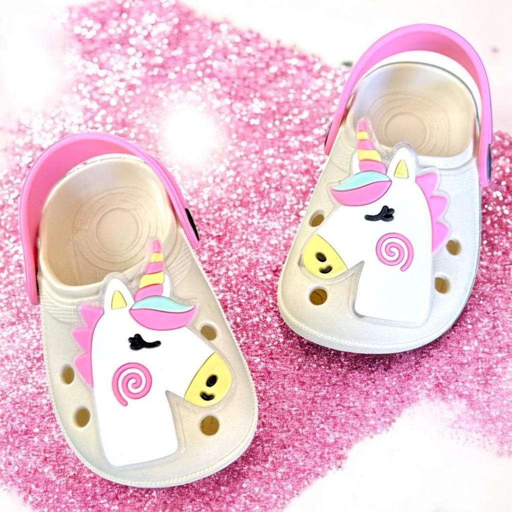Babuche Infantil Menina Unicornio Animaizinhos Sandália  Leve Confortavel Delicado Antiderrapante em Oferta na Shopee