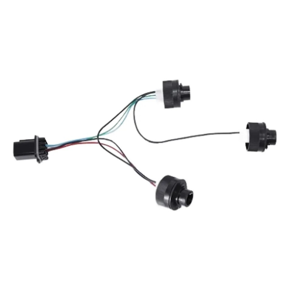 Chicote Conector Plug Lanterna Traseira Hyundai Hr Kia Bongo Completo com Soquetes