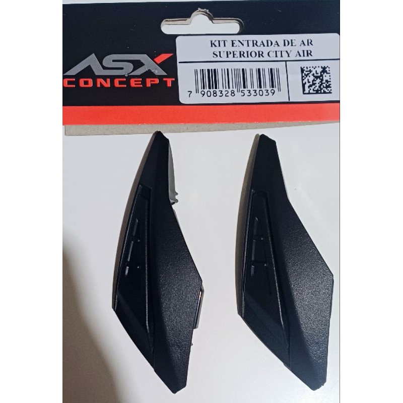 Kit Entrada de ar Superior Capacete ASX City Air *ABERTO em Oferta na Shopee
