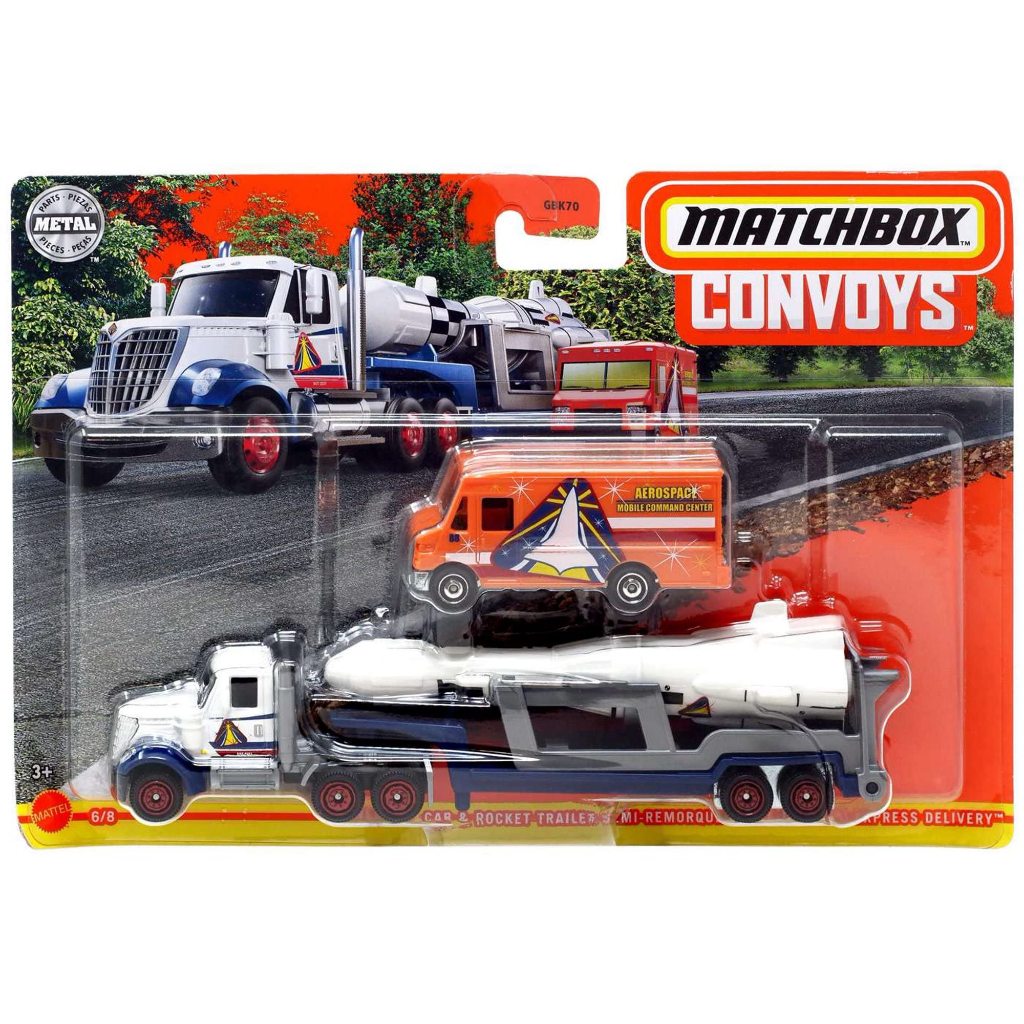 Carrinhos Matchbox Convoys 70 yeas Mattel - Ford Cargo, Ford C900, Lonestar Cab