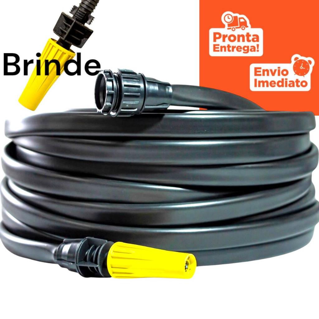 Mangueira Antitorção Resistente e Reforçada Preta para Jardim em Oferta na Shopee