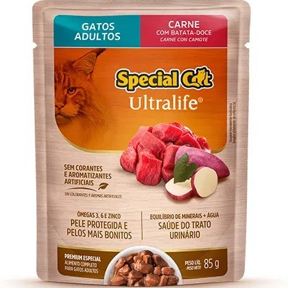 Sachê Special Cat Gatos Adultos Carne 85G